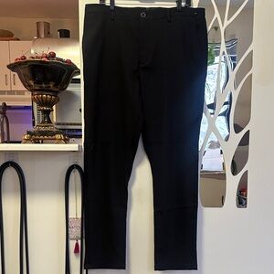 Karl Lagerfeld Men's Classic Black Dress Trousers
